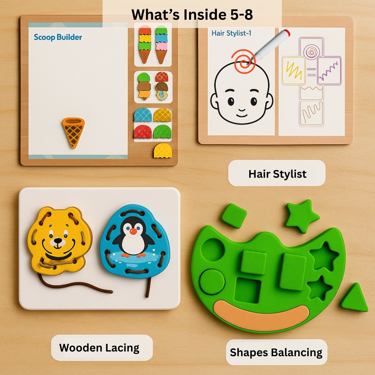 Montessori Learning Kit for 2-Year-Olds | Early Skill Development