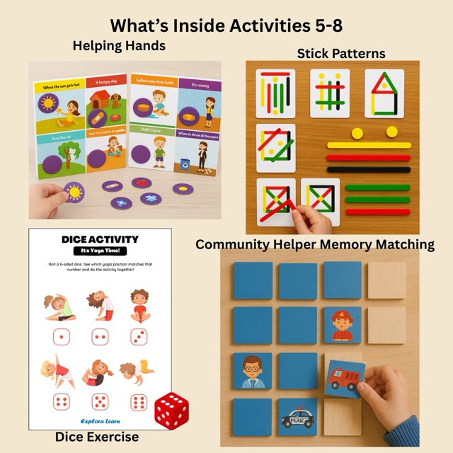 Montessori Learning Kit for 4-Year-Olds | Creative & Logical Thinking