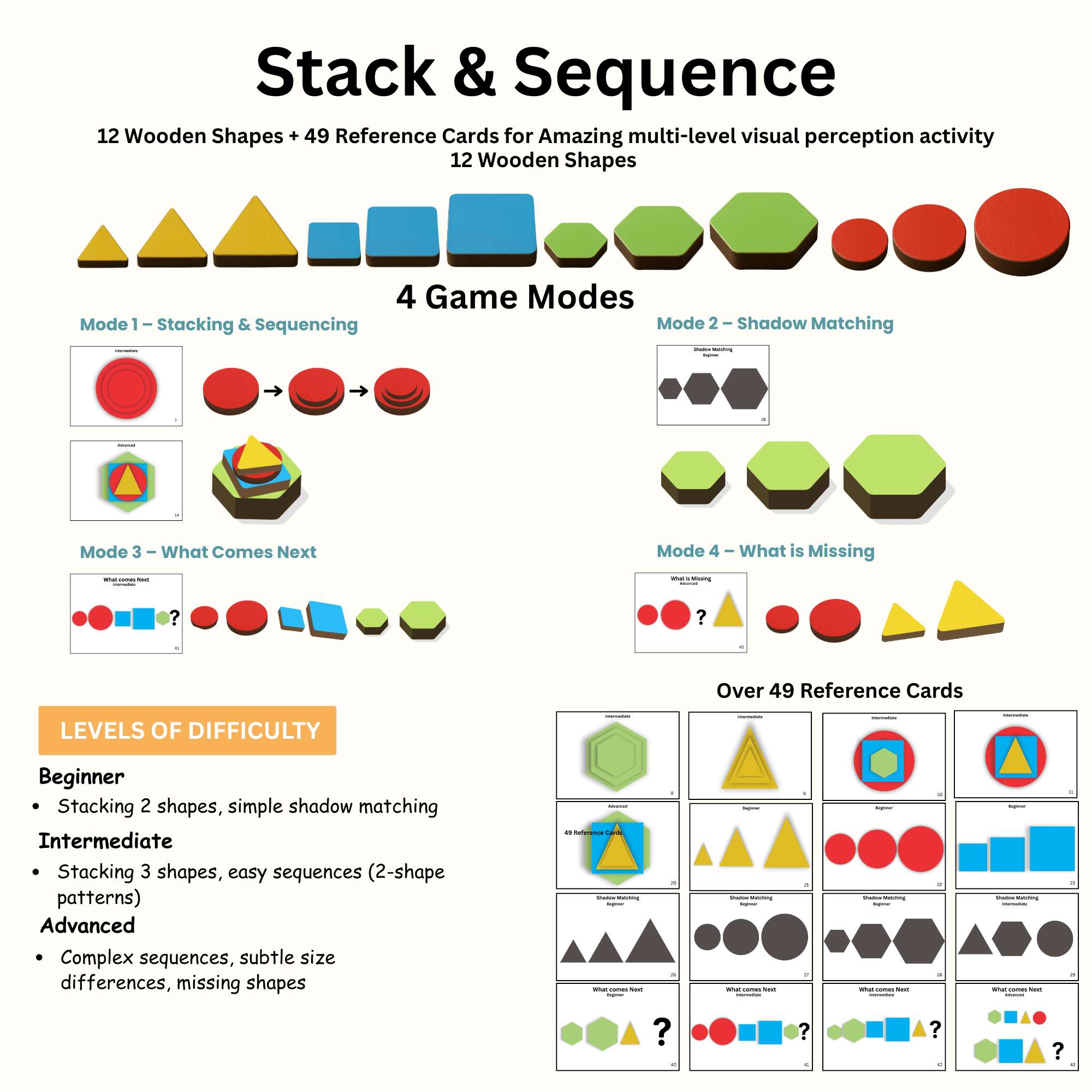 Visual Perception OT & Autism Kit | Build Focus, Matching 
