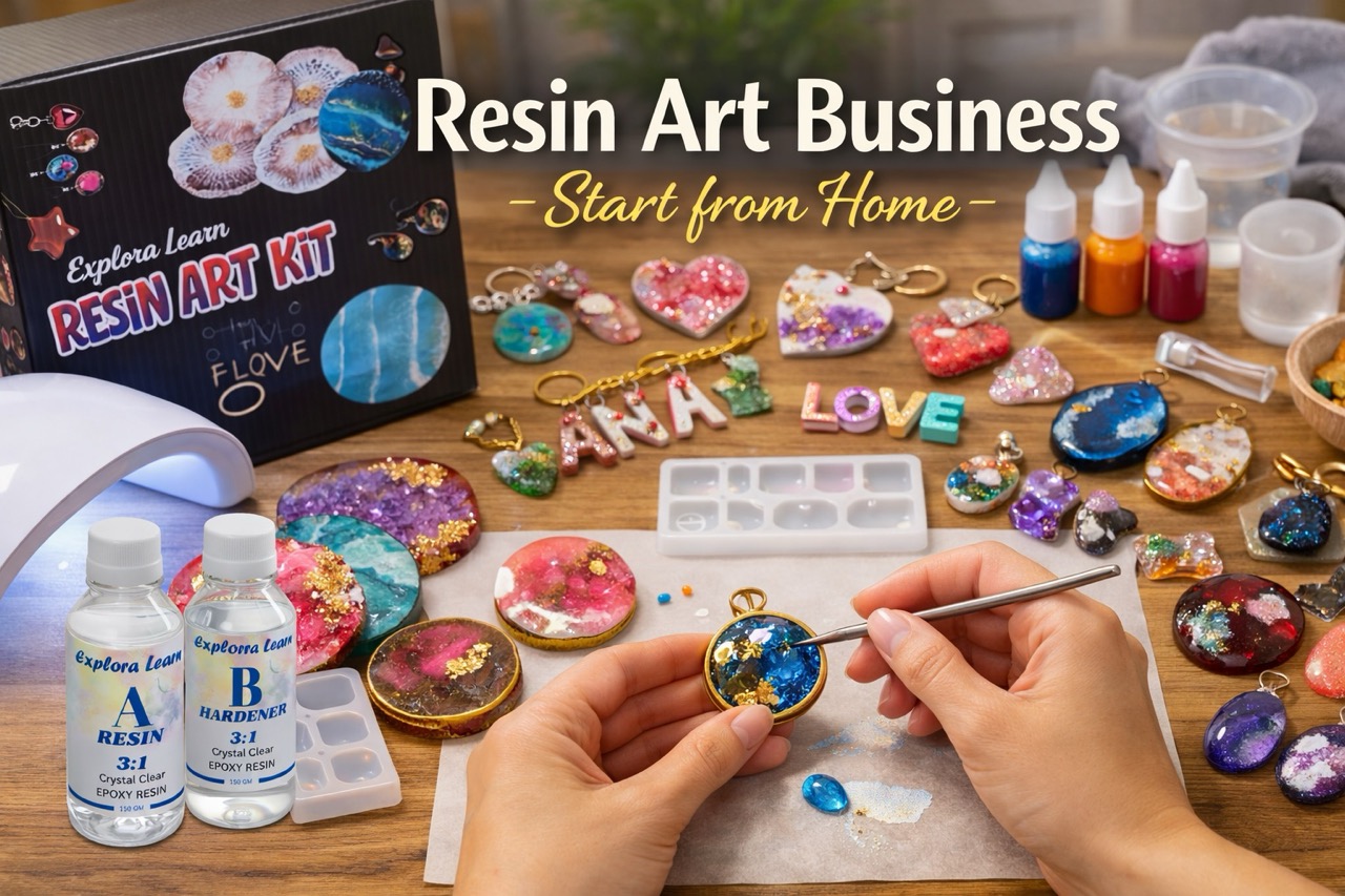 Resin Art Business Ideas - How to Start and Earn from Home