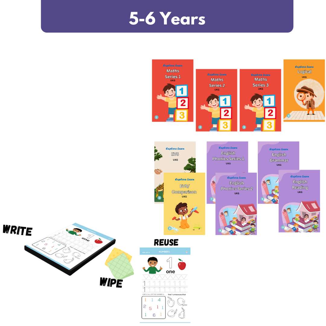 KG Write and Wipe Books