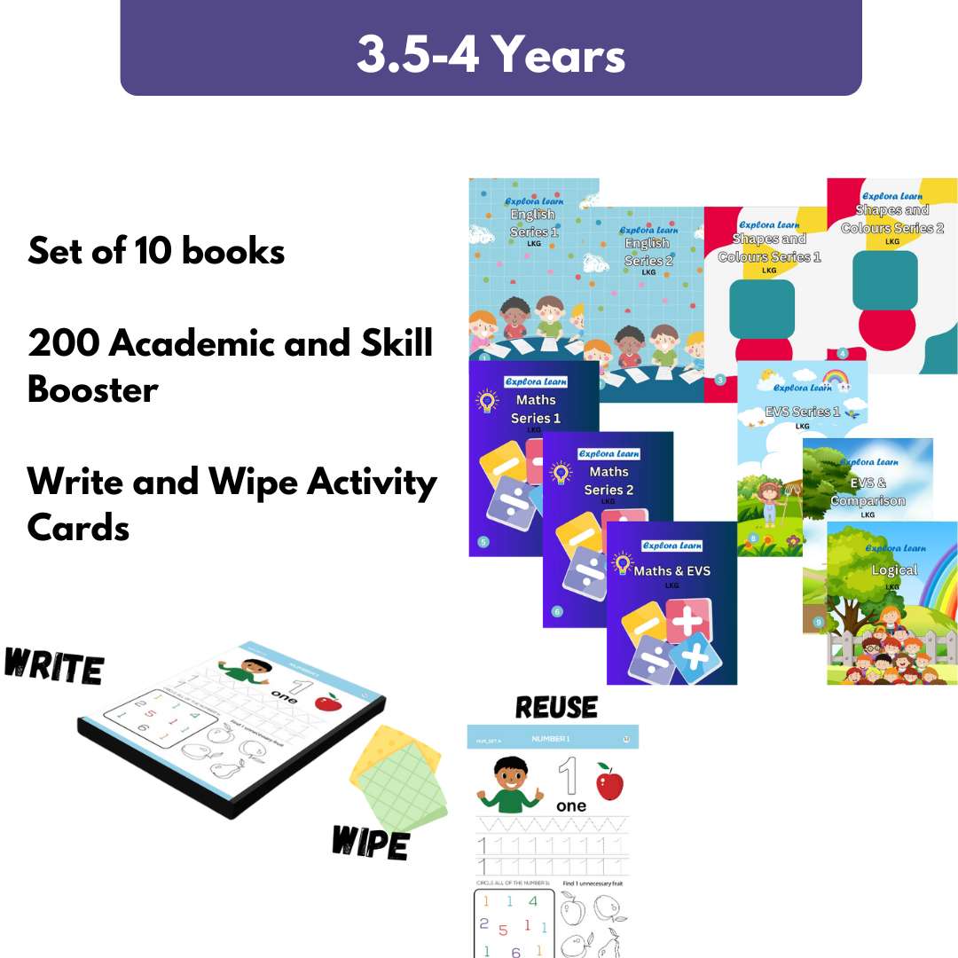 LKG Write and Wipe Books